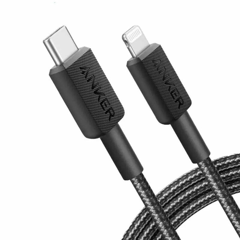 Cable anker 322 usb-c to lgt cable 0.9m trenzado