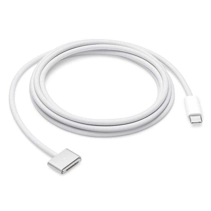 Cable compatible  apple usb c a magsafe 3 para macbook 2m trenzado