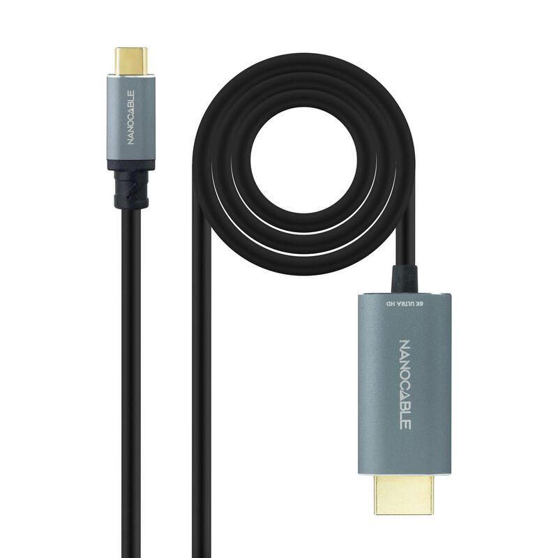 Cable conversor usb-c/m a hdmi/m 8k@60hz 1.8 m
