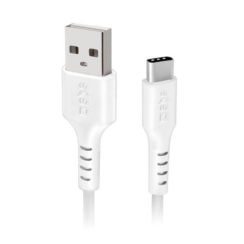 Cable datos sbs usb 2.0 a tipo c 1,5m blanco