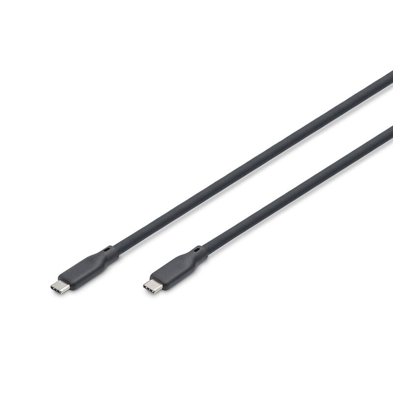 Cable digitus usb 3.2 typ c -c silikon m m 2m negro