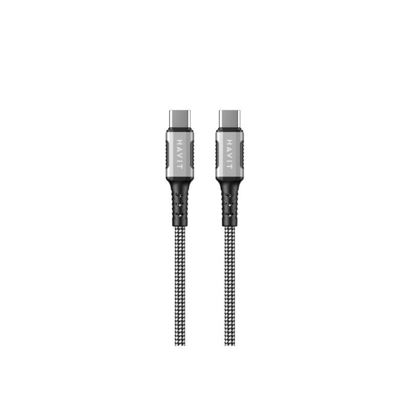 Cable havit kabel magnÉtico usb type c 1 m black cb6297
