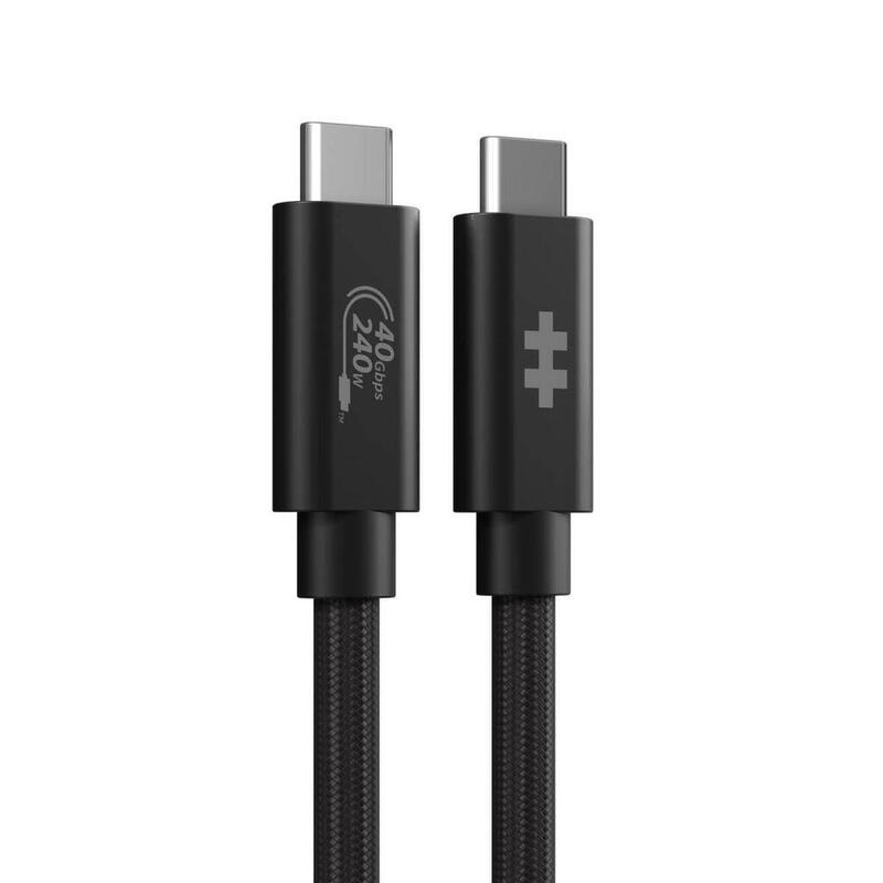 Cable hyper hyperdrive next  usb 24 pin usb-c (m) a 24 pin usb-c (m) usb4 1.2 m negro