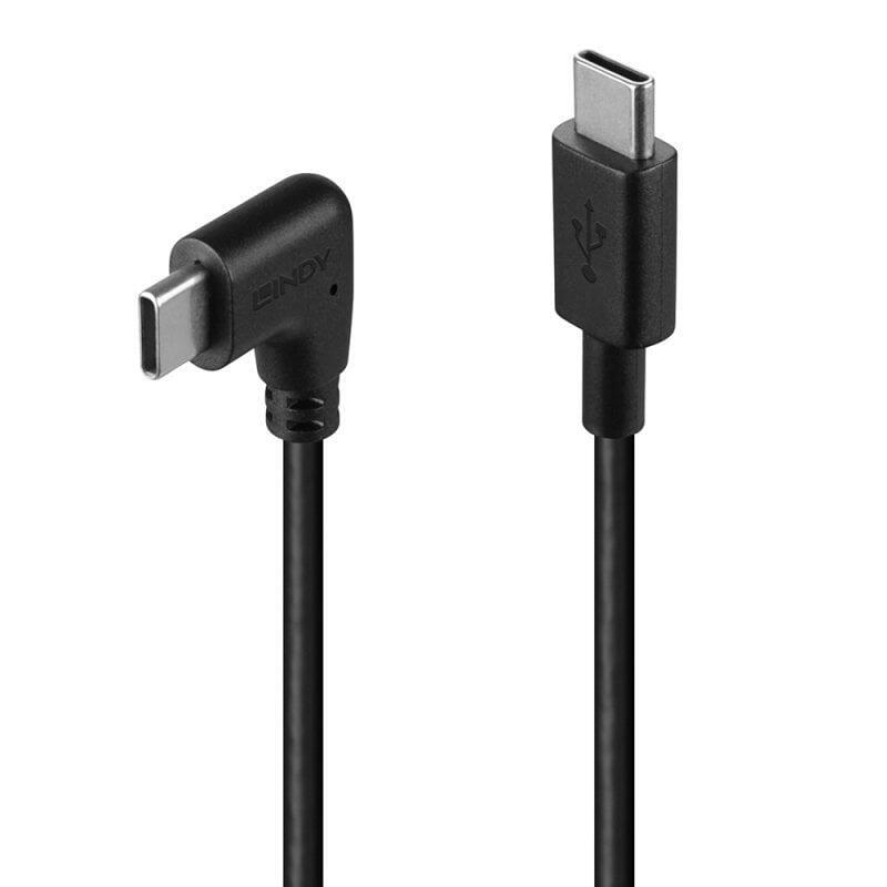 Cable  lindy 32004 usb 2.0 0,5 m usb c negro