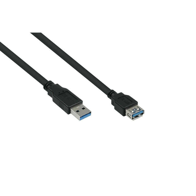 Cable meimer usb3.0 verlÄng. a m.-a h. ul negro 3m