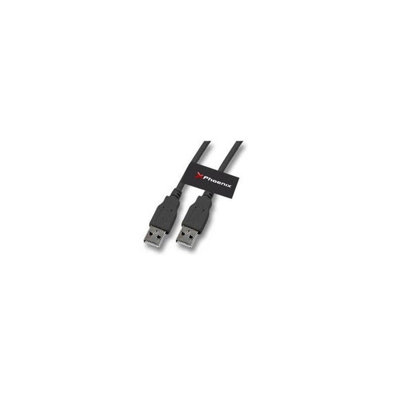 Cable phoenix usb a macho a macho 3m negro