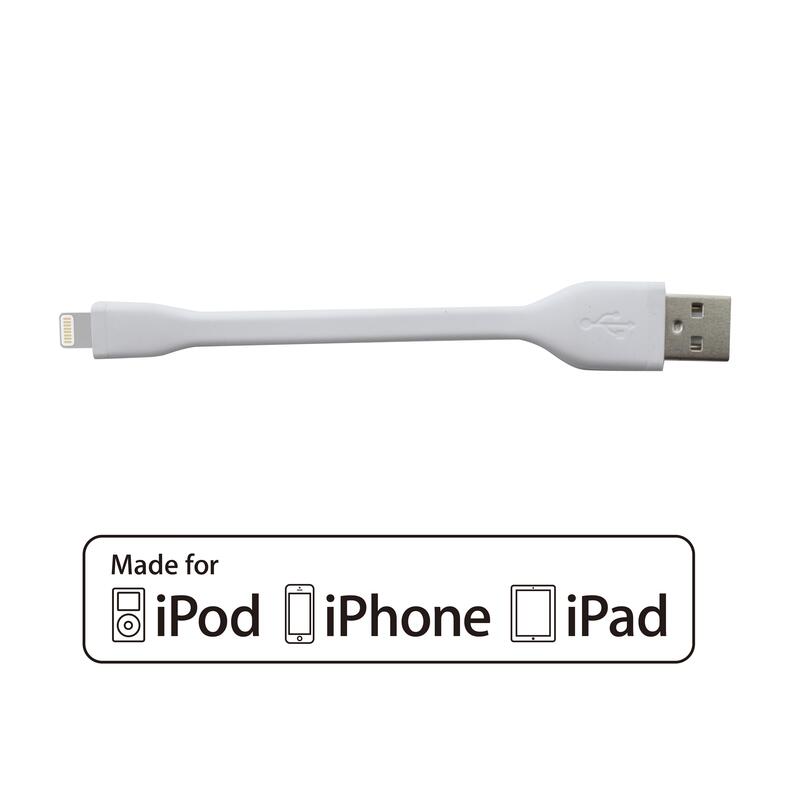 Cable phoenix usb macho a lightning macho 10 cm certificado oficial apple mfi iphone 5 / 6/ 7 ipad mini / ipad pro/  ipad 2 / 4