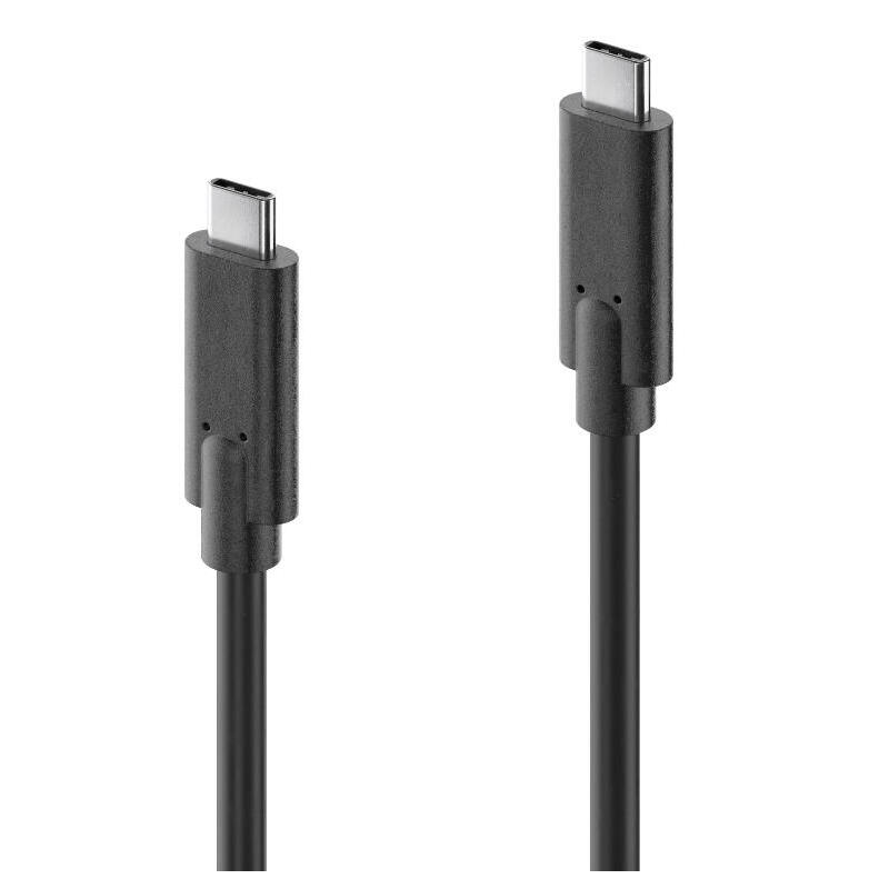 Cable purelink usb-c a usb-c – 3.1  3a, 5g, 2m dp alt mode – iseries – negro
