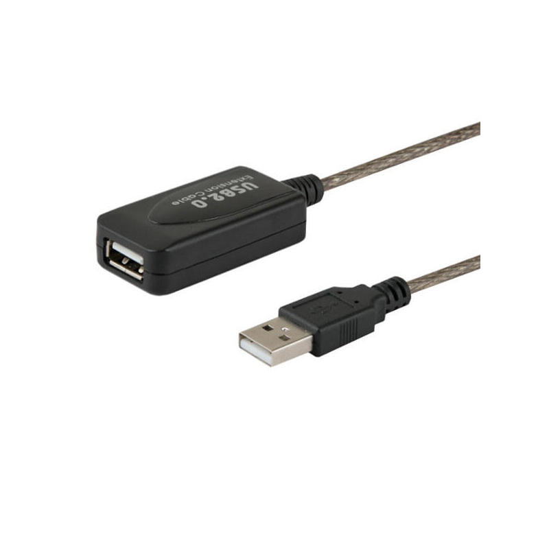 Cable savio cl-76 usb 2.0 tipo am – usb 2.0 tipo af 5 m negro