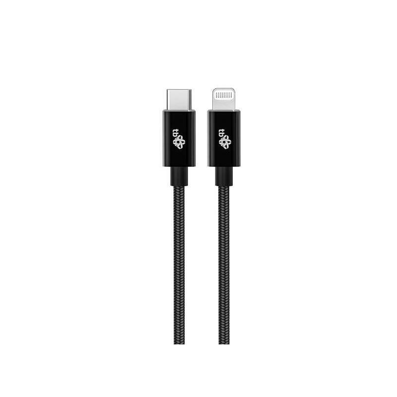 Cable !tb mfi ligtning – usb c 1m. negro