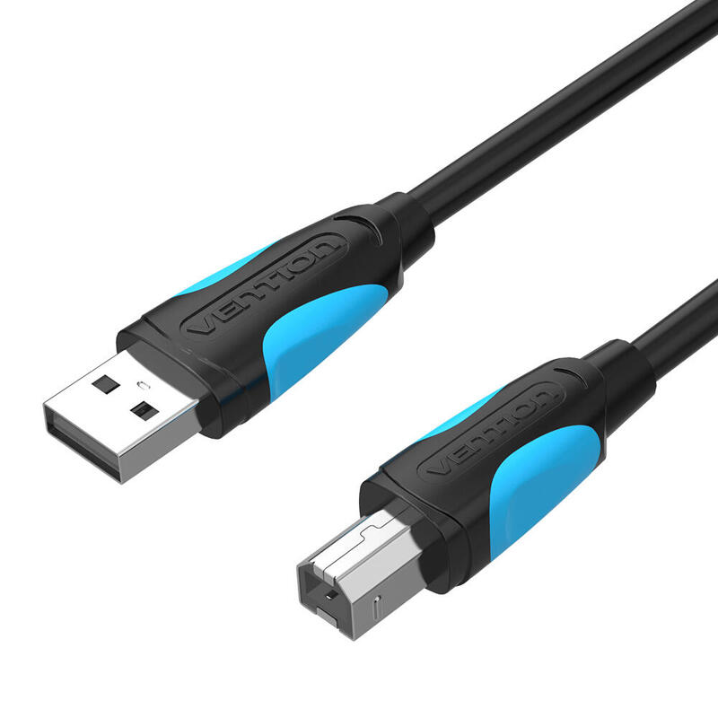 Cable usb 2.0 impresora vention vas-a16-b100 usb tipo-b macho usb macho 1m negro