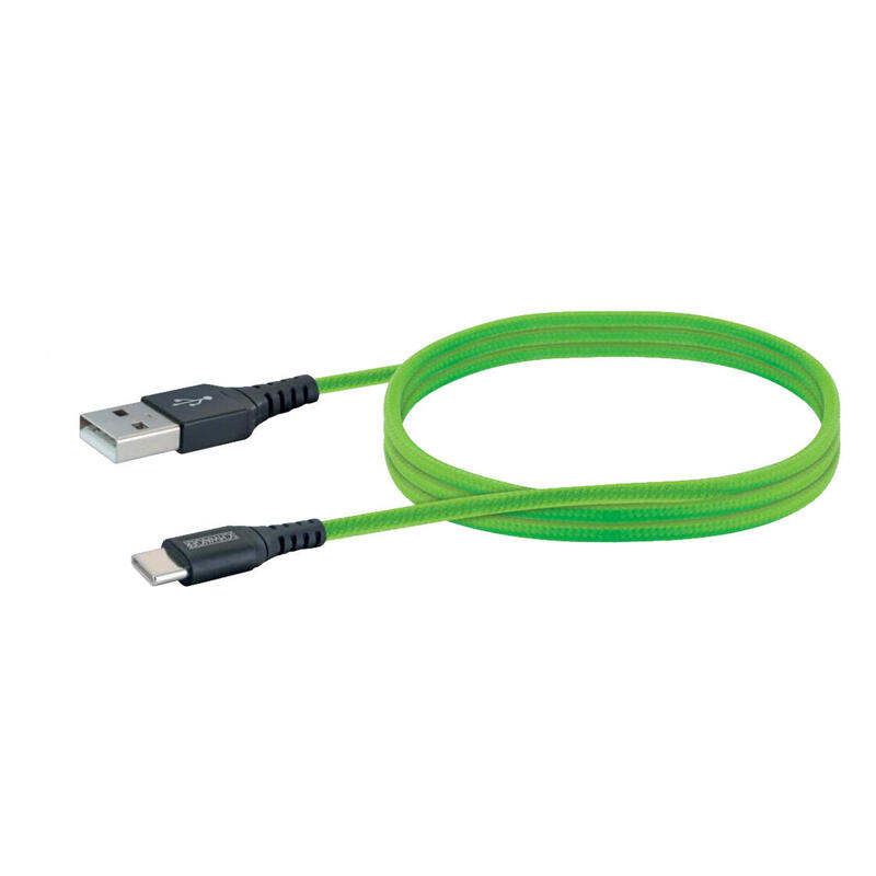 Cable usb 2.0 st. a-3.1 typc 1.20m verde