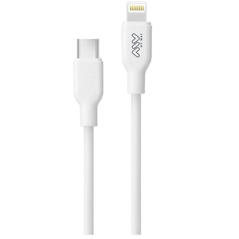 Cable usb 2.0 tipo-c lightning myway mwusc0023 usb tipo-c macho lightning macho 1m blanco