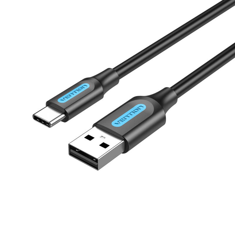 Cable usb 2.0 tipo-c vention cokbg usb macho usb tipo-c macho 1.5m gris