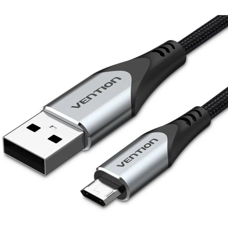 Cable usb 2.0 vention cochg usb macho microusb macho 480mbps 1.5m negro
