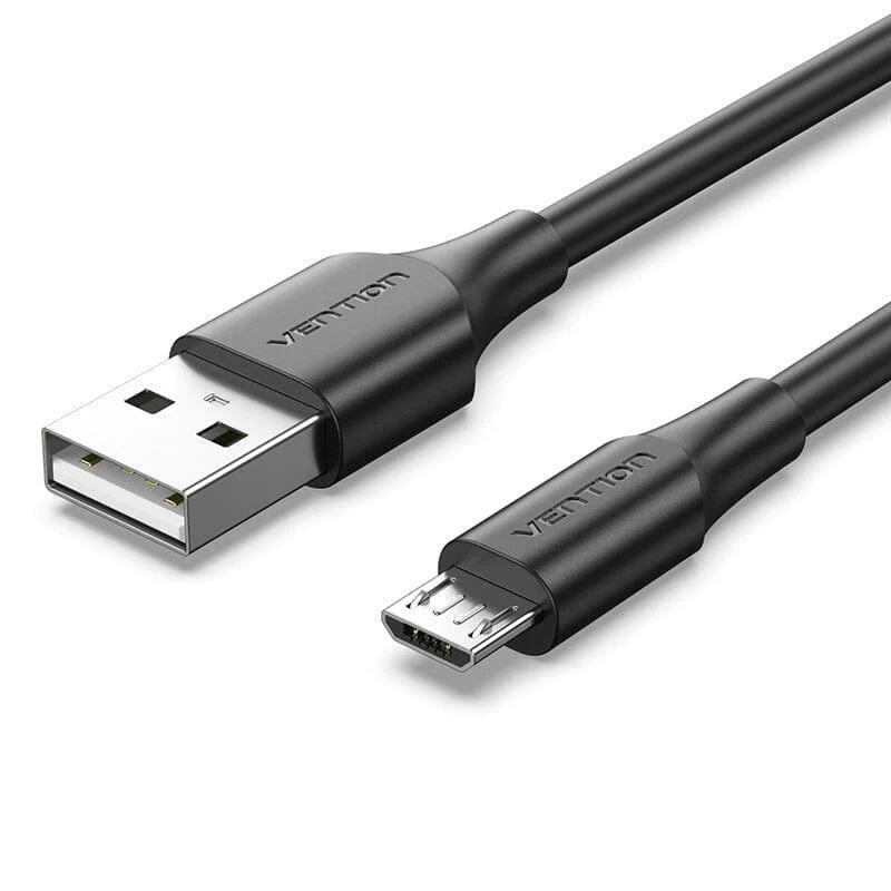 Cable usb 2.0 vention ctibf usb macho microusb macho hasta 60w 480mbps 1m negro