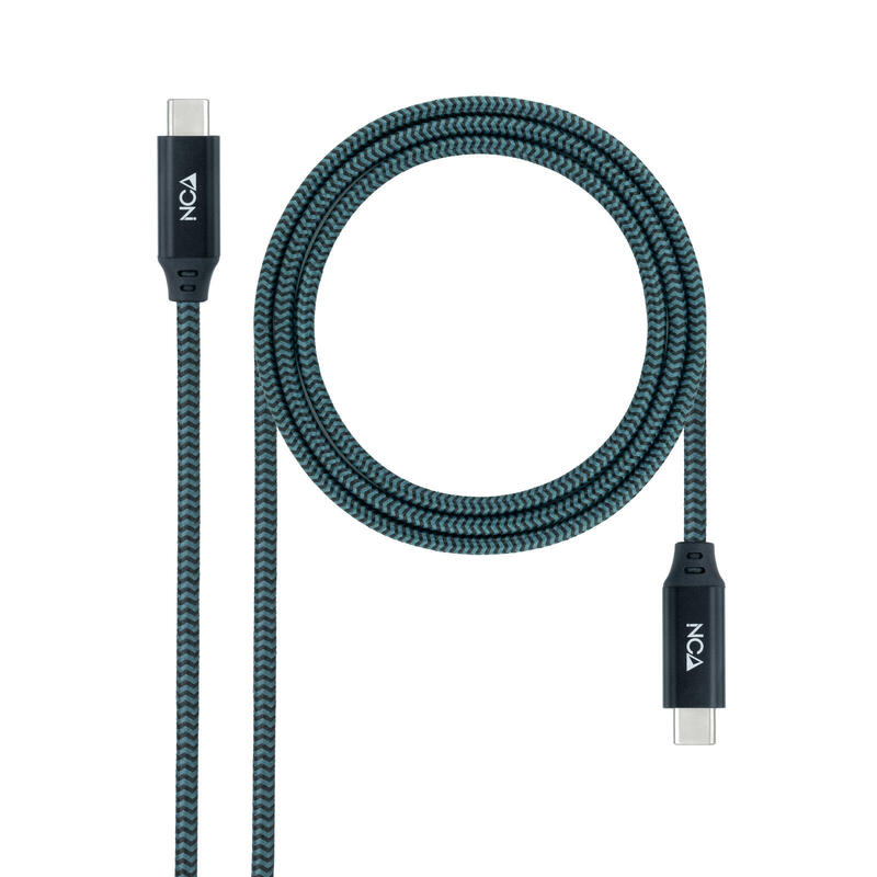 Cable usb 3.2 gen2x2 100w 4k/60hz usb-c m/m 0.5 m