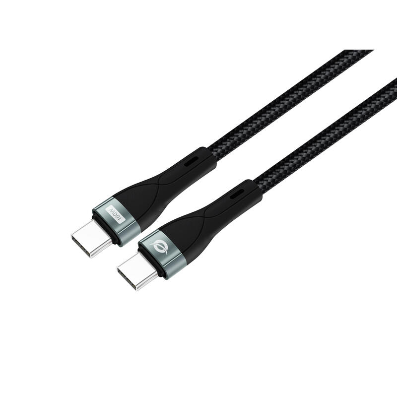 Cable usb-c macho a usb-c macho 1.2m conceptronic pd 3.0 100w 20v 5a 480mbps e-mark