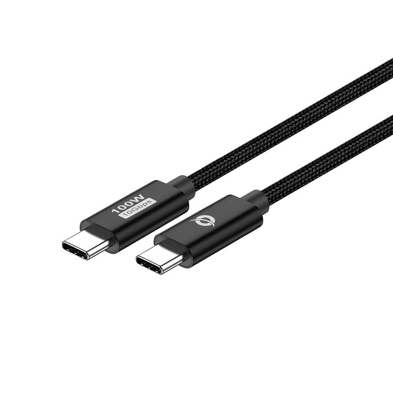 Cable usb-c macho a usb-c macho 2m conceptronic usb 3.2 gen 2 100w 20v 5a 10gbps e-mark