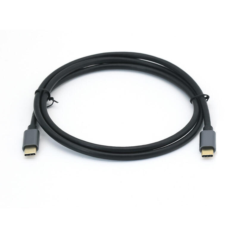 Cable usb-c macho usb-c macho usb 3.2  1m transferencia 5g 3a (100w)  video 4k