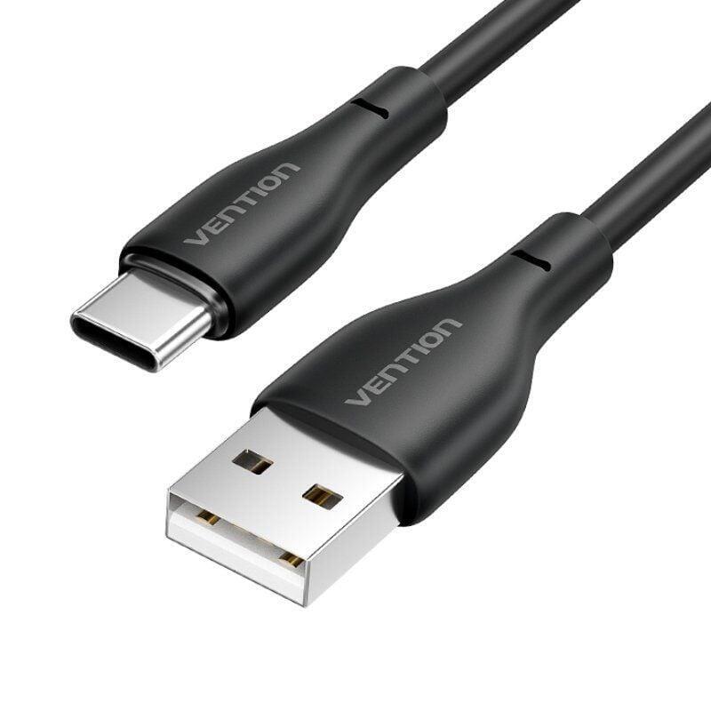 Cable usb tipo-c vention h25bf usb tipo-c macho usb macho 15w 480mbps 1m negro