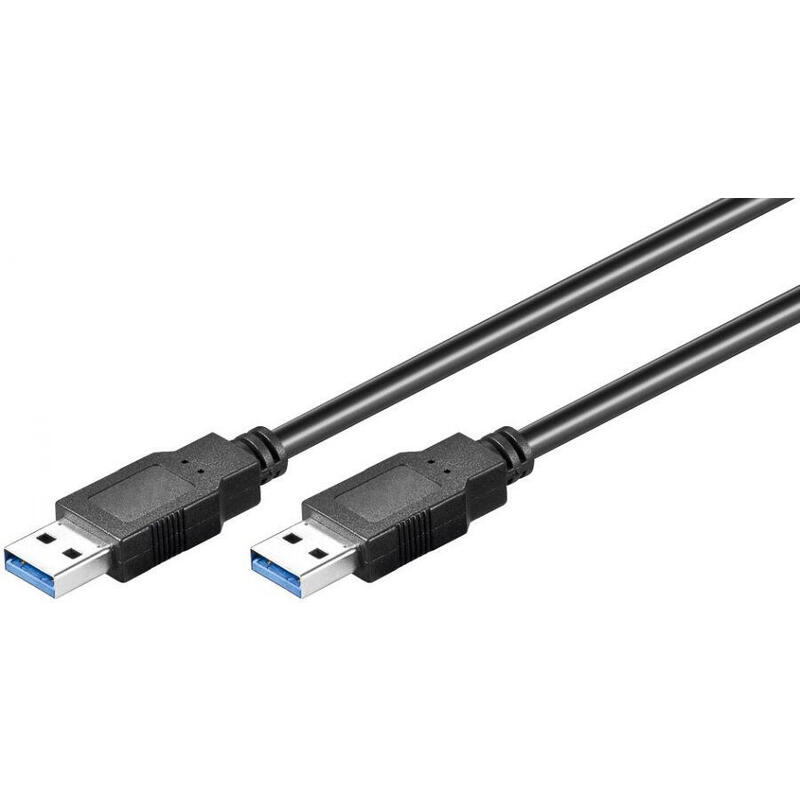 Cable usb(a) 3.0 a usb(a) 3.0 goobay 1.8m negro