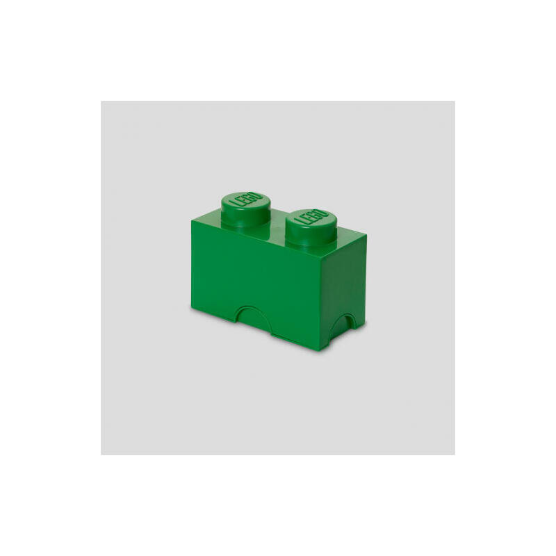 Caja de almacenamiento room copenhagen lego storage brick 2 verde 40021734