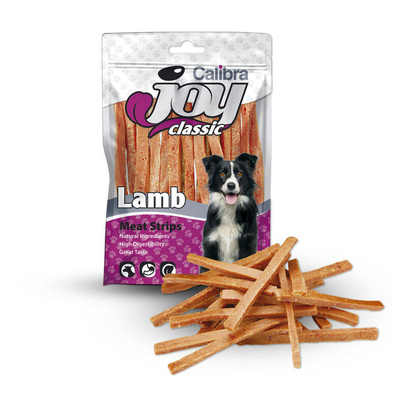 Calibra joy dog – tiras de cordero – para perros 80g