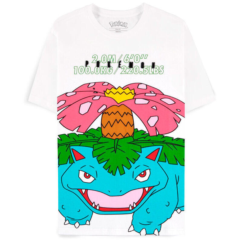 Camiseta mujer venusaur pokemon talla m