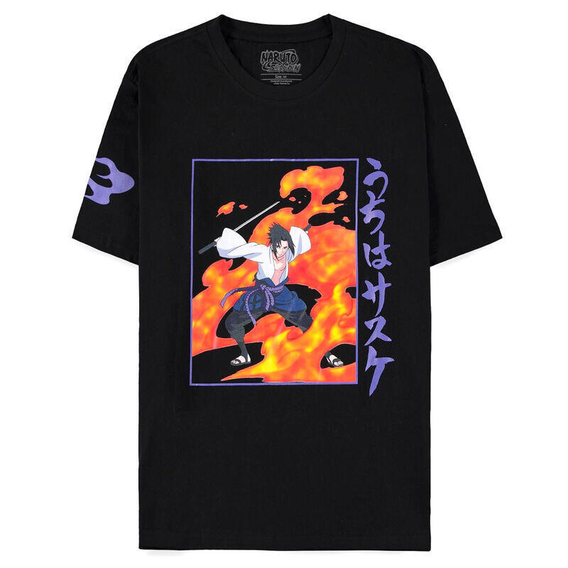 Camiseta sasuke naruto shippuden talla xl
