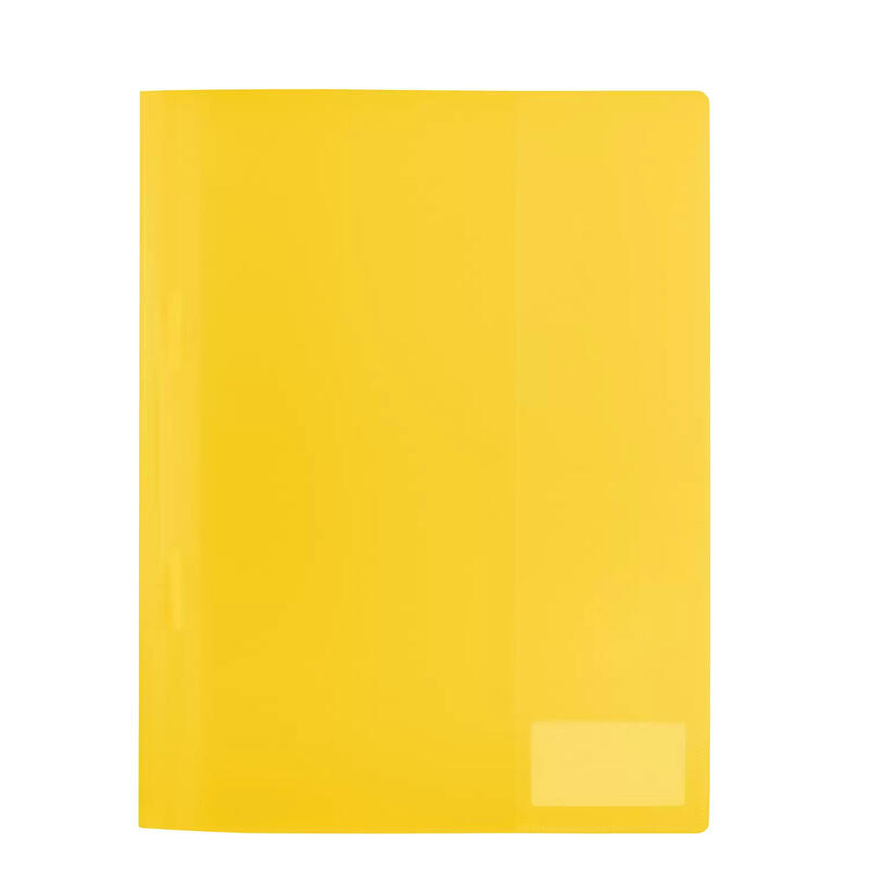 Carpeta herma a4 pp translucido amarillo 3uds.