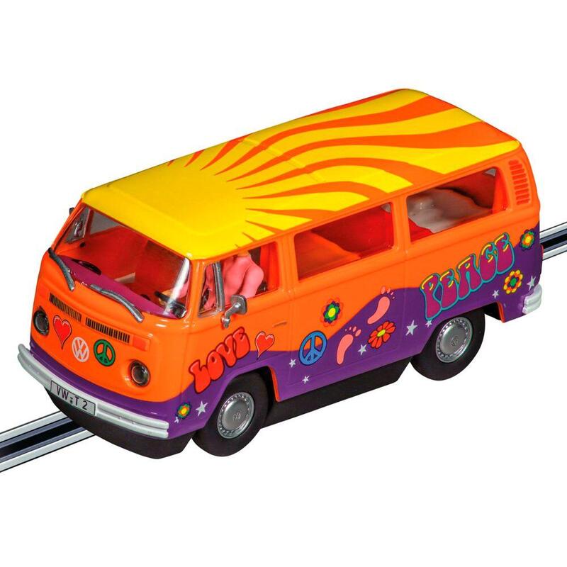 Carrera digital 132  20031095 vw bus t2b  peace and love
