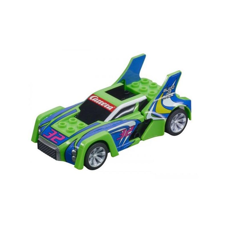 Carrera ¡¡¡go!!! build ‘n race – race car, coche de carreras verde 20064192