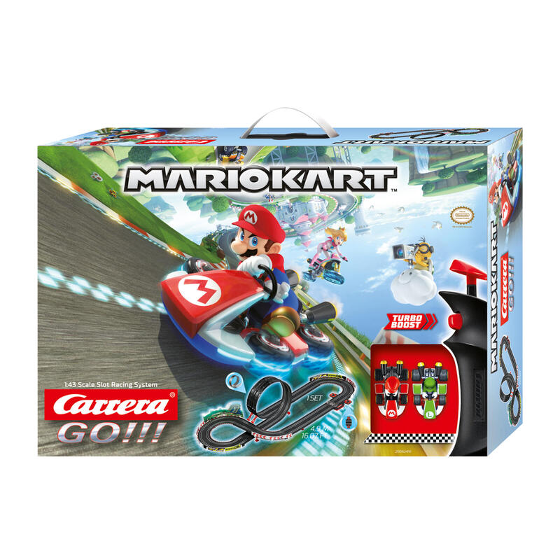 Carrera go set de pista elÉctrica y coches nintendo mario kart 8 1:43