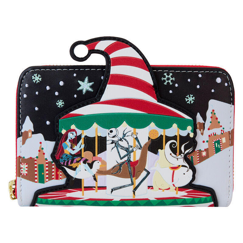 Cartera journey to christmas town pesadilla antes de navidad disney loungefly