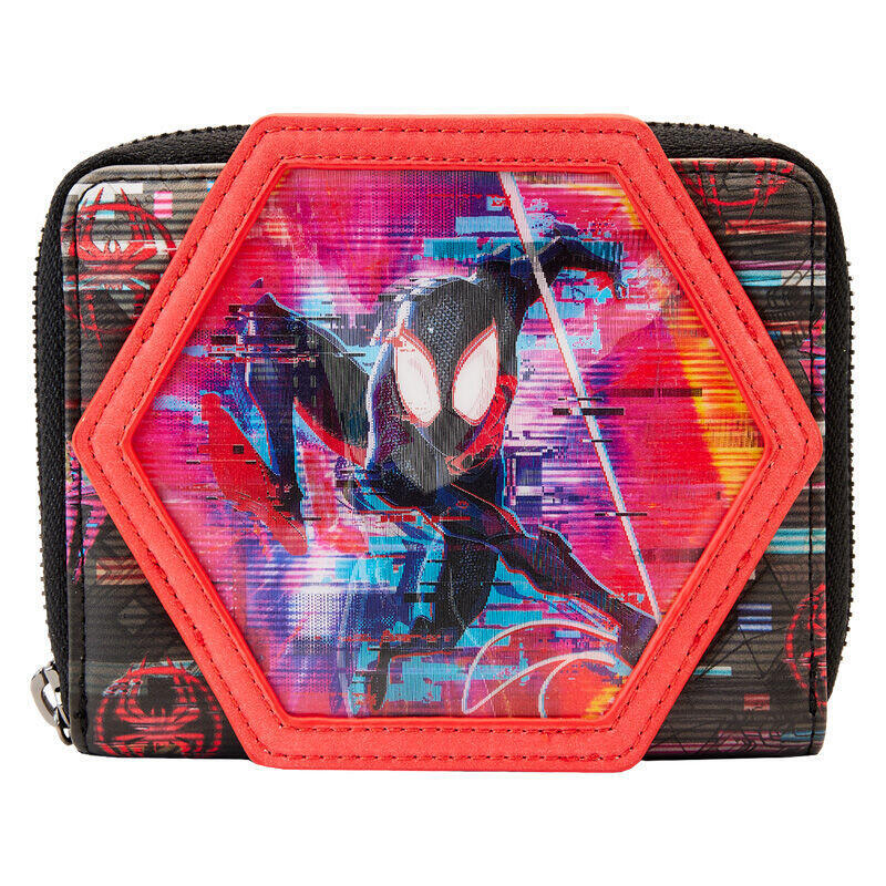 Cartera lenticular cruzando el multiverso spiderman marvel loungefly