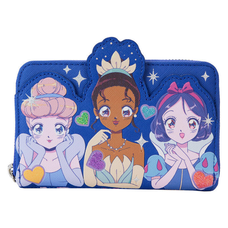 Cartera manga style princesas disney loungefly