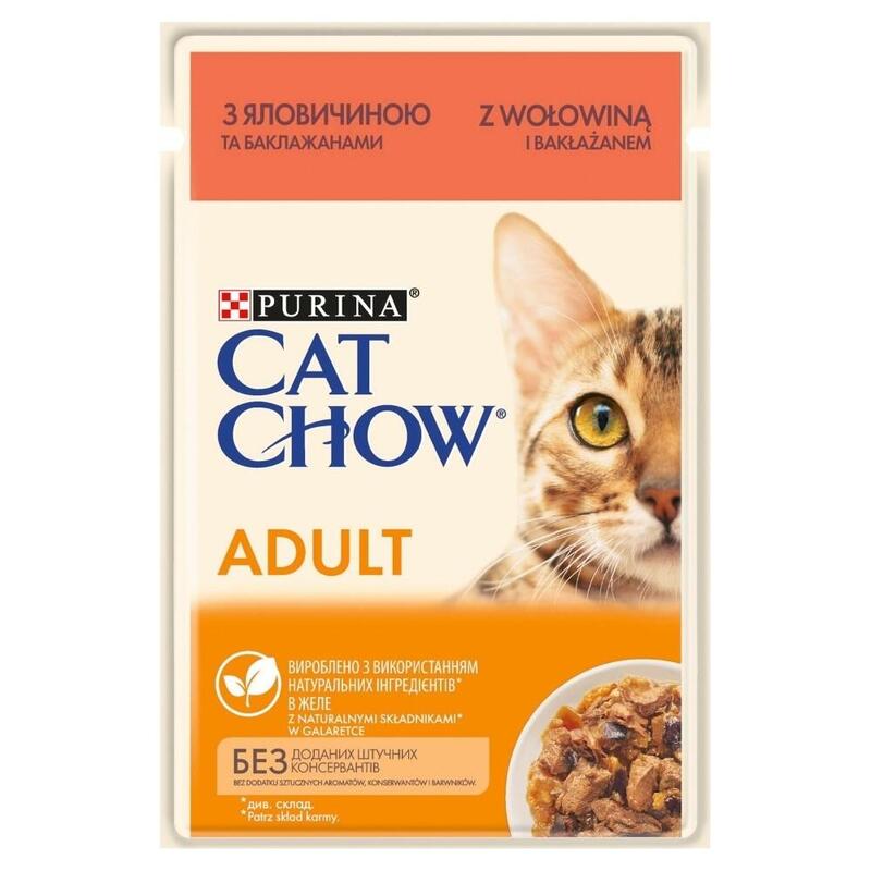 Cat chow adult gij jalea de berenjena – comida hÚmeda para gatos – 85 g