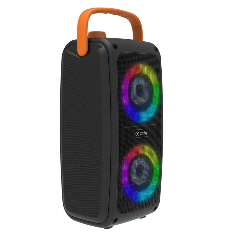 Celly kidspartyrgb portable/party speaker altavoz para fiestas negro 20 w