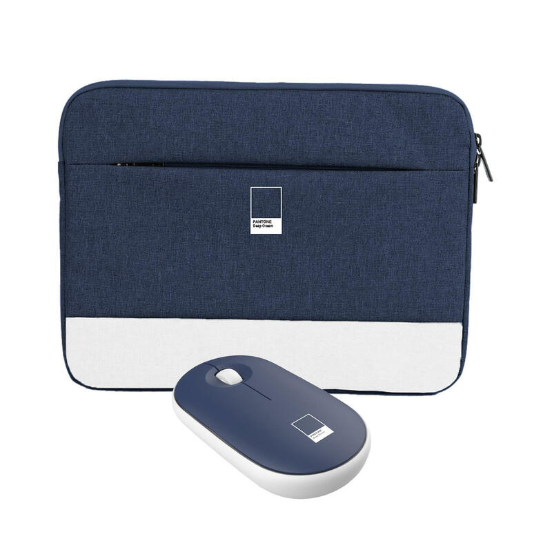Celly kit pantone funda 15.6 + raton wireless navy