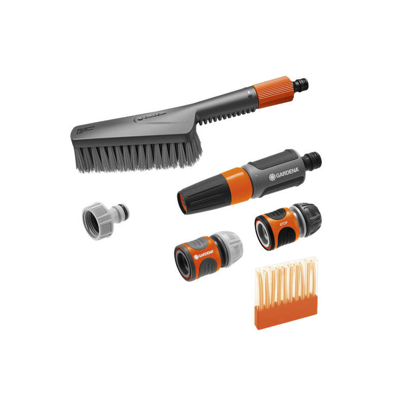 Cepillos de lavado gardena 18862-20 gris/naranja