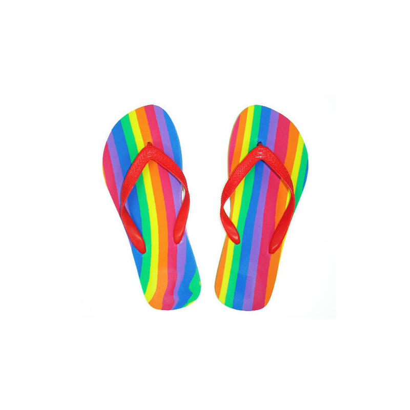 Chanclas con bandera lgbt+ talla 42-43