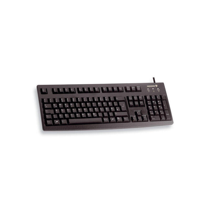 Cherry g83-6104 teclado usb qwerty inglÉs de ee. uu. negro