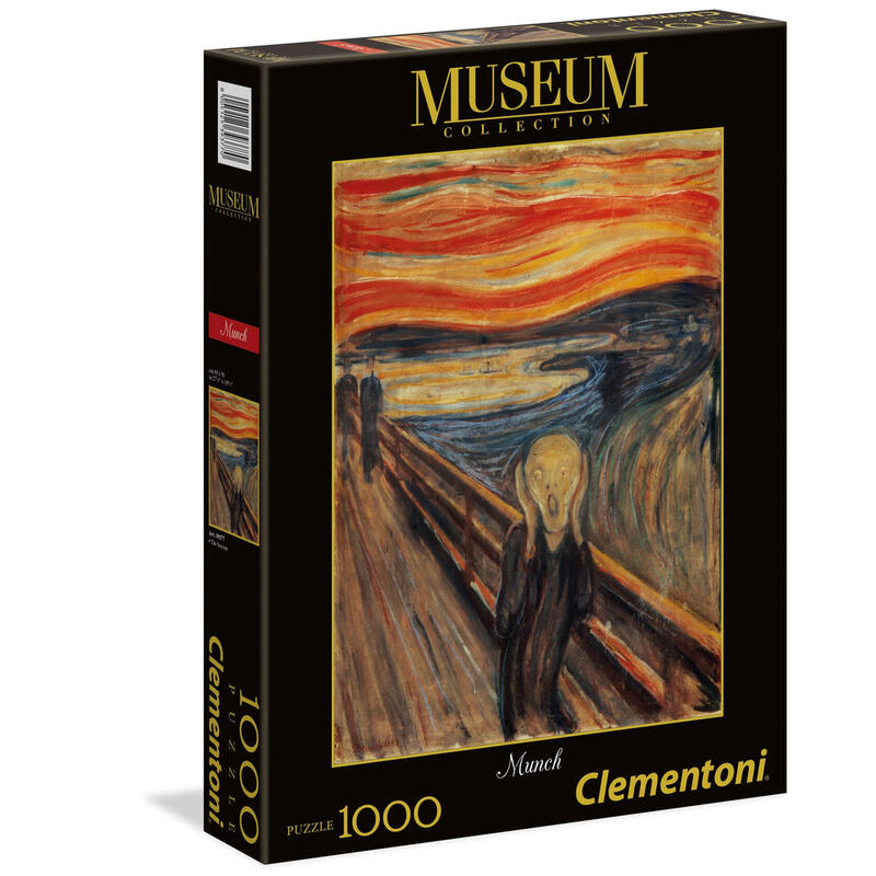 Clementoni puzzle 1000 el museum  munch: l’urlo 39377