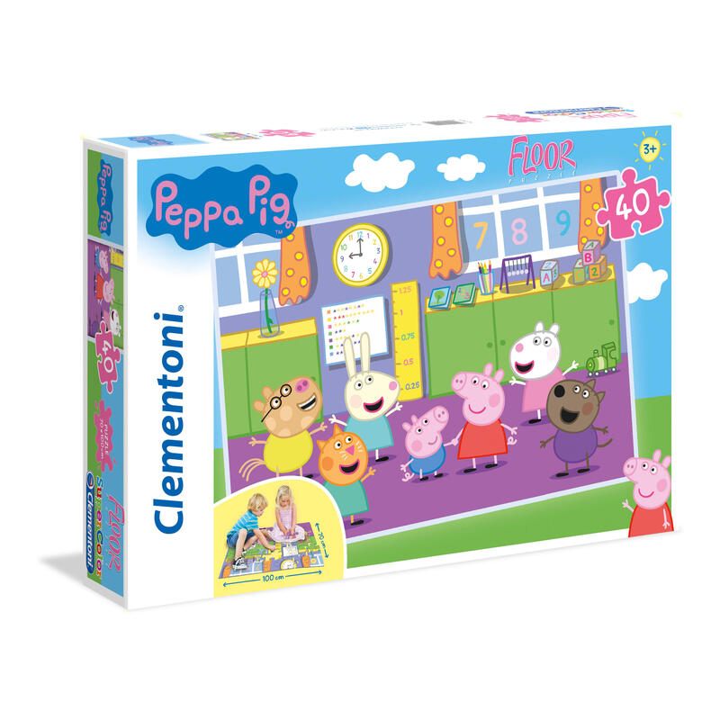 Clementoni puzzle floor peppa pig 40pzs