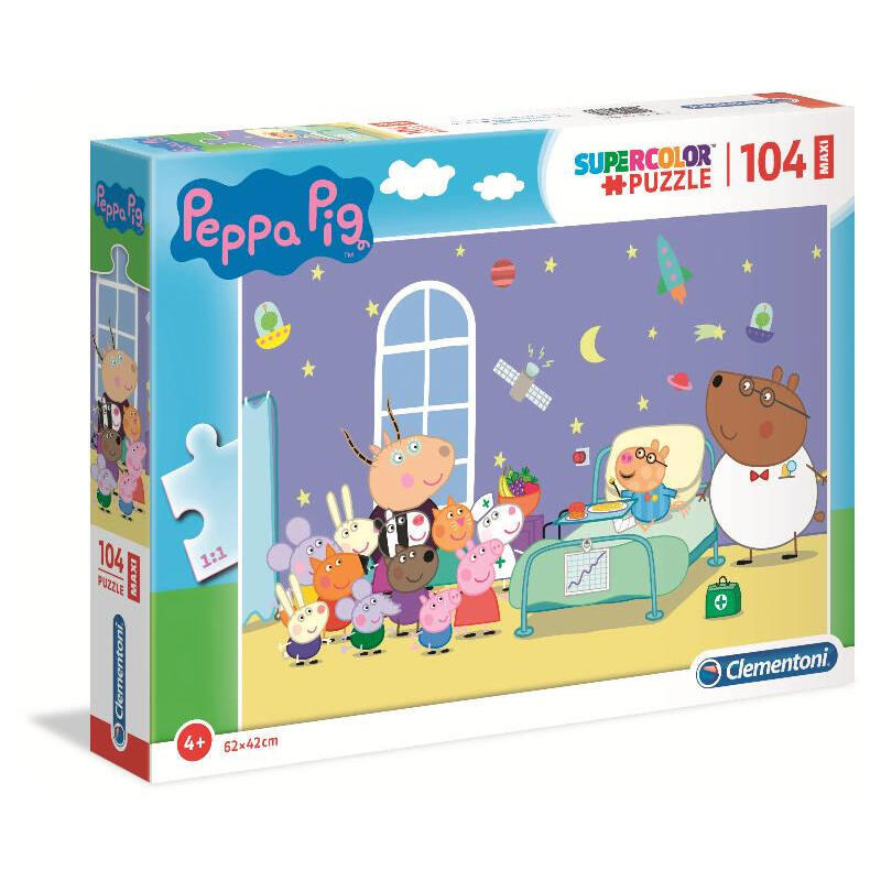 Clementoni puzzle maxi peppa pig 104pzs