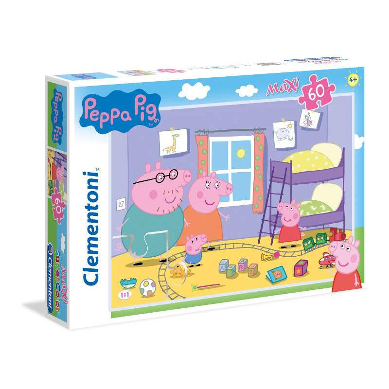 Clementoni puzzle maxi peppa pig 60pzs