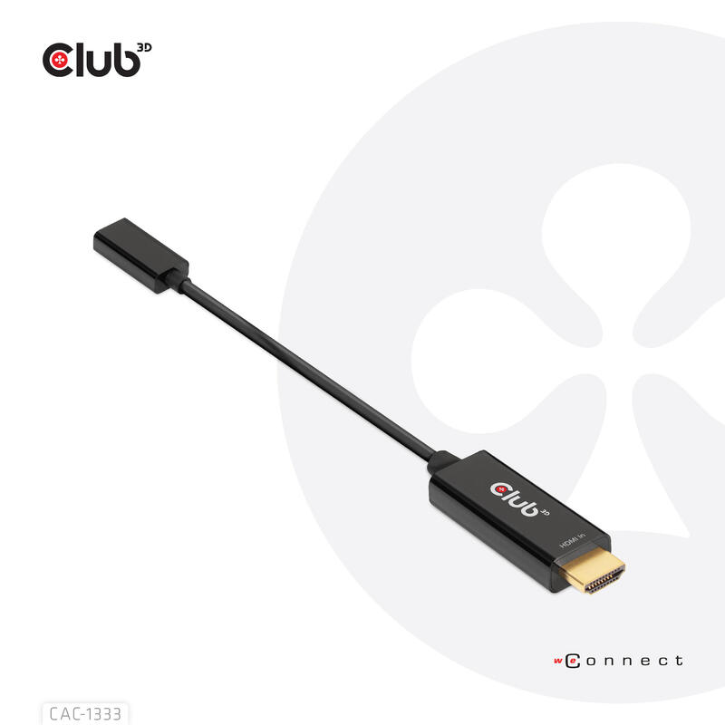 Club3d adaptador hdmi 2.0  usb-c  4k@60hz     aktiv m/h retail