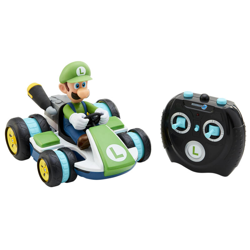 Coche mini rc racer luigi mario kart nintendo radio control