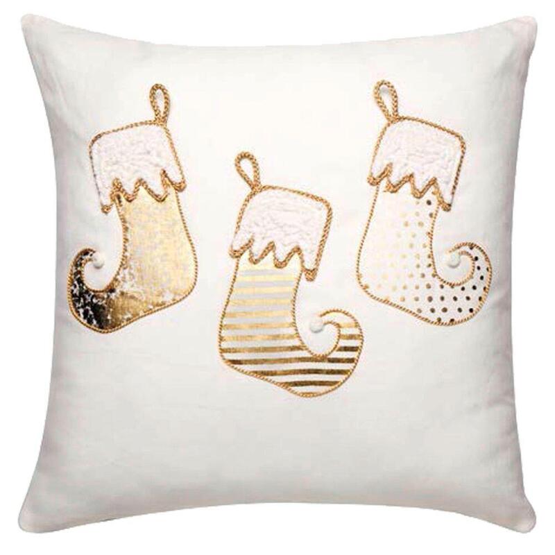 Cojin acolchado loca nera con calcetines navideos 45×45 cm